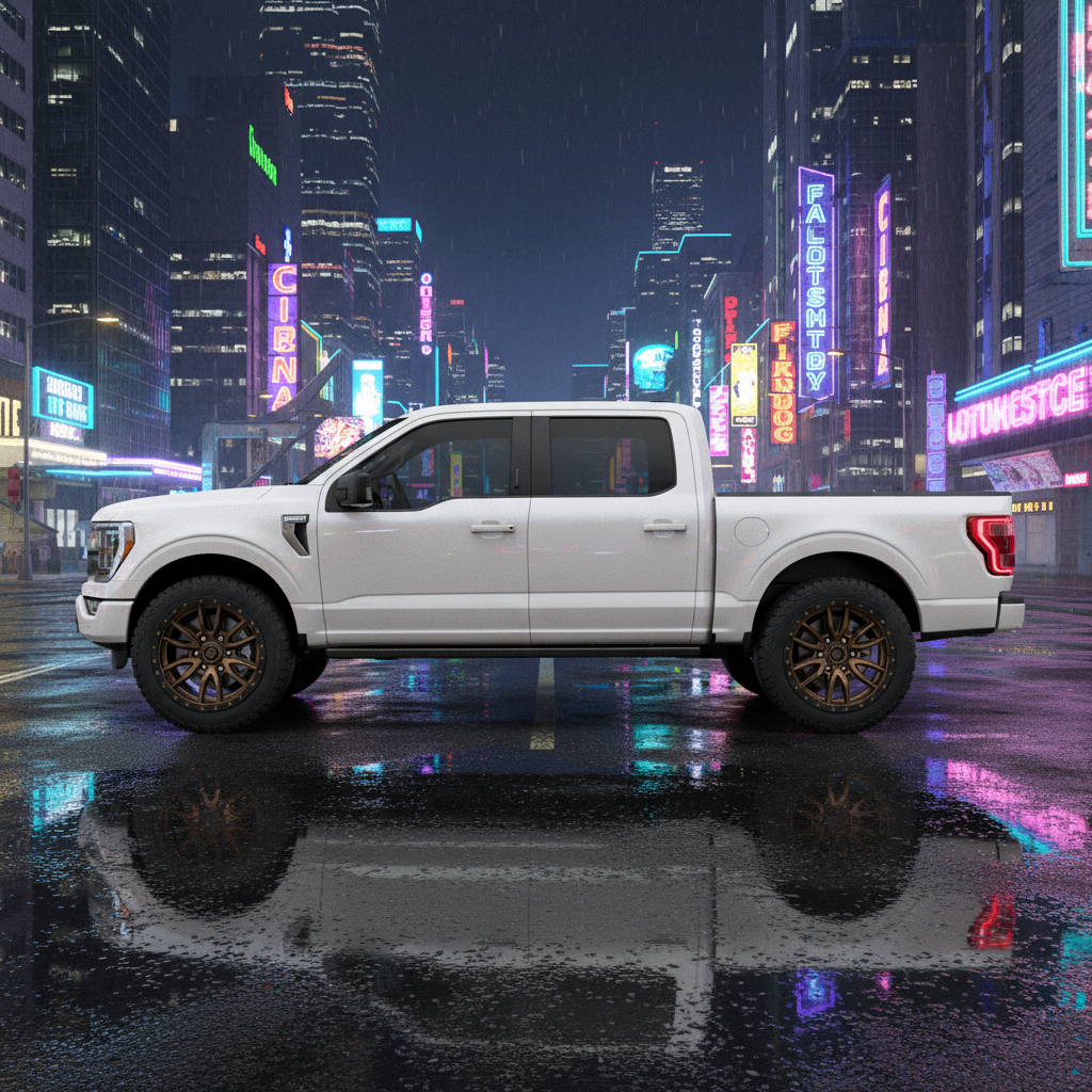 18X9 Fuel 1PC D681 REBEL RIMS -  MATTE BRONZE BLACK BEAD RING 6X135