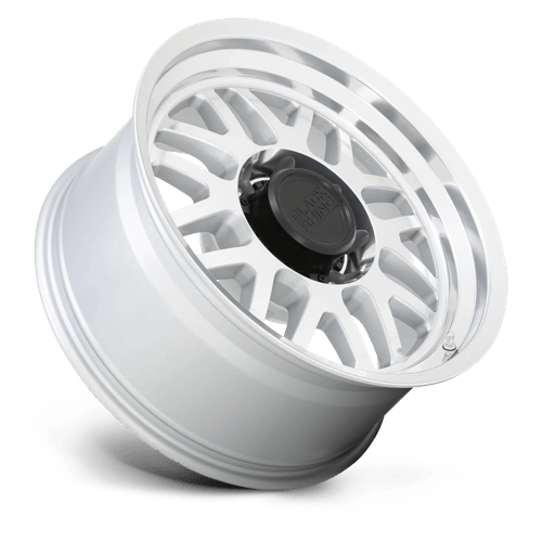 20X9.5 Black Rhino Hard Alloys DELTA GLOSS SILVER W MIRROR FACE&LIP 8X170