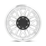 20" Black Rhino Hard Alloys DELTA GLOSS SILVER W MIRROR FACE&LIP 8X170
