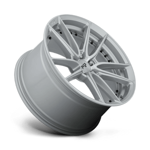 20X10.5 Niche 1PC M221 DFS GLOSS SILVER MACHINED 5X112