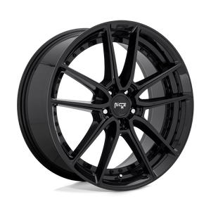 17X8 Niche 1PC M223 DFS GLOSS BLACK 5X112