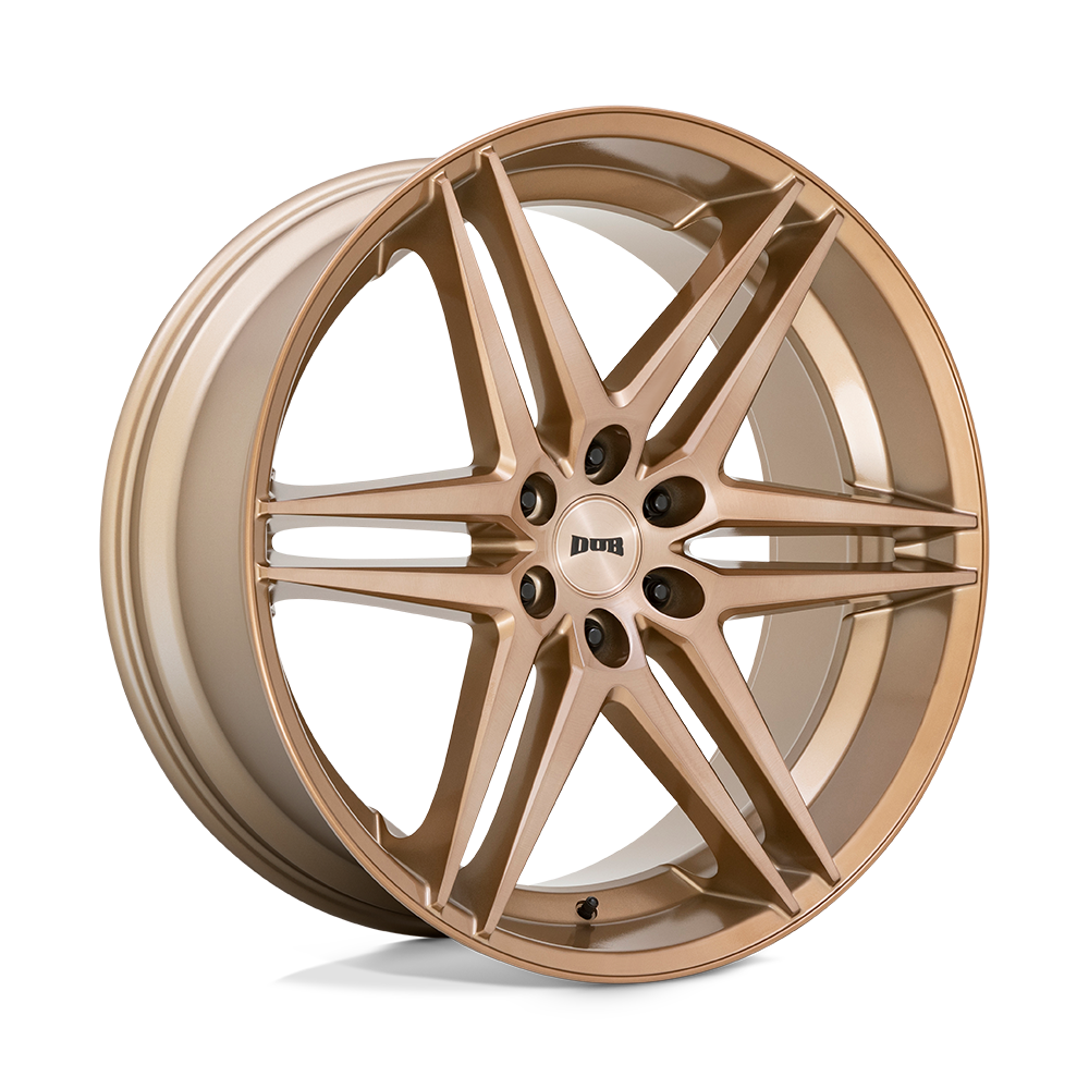 24X10 DUB 1PC S266 DIRTY DOG PLATINUM BRONZE 6X139.7