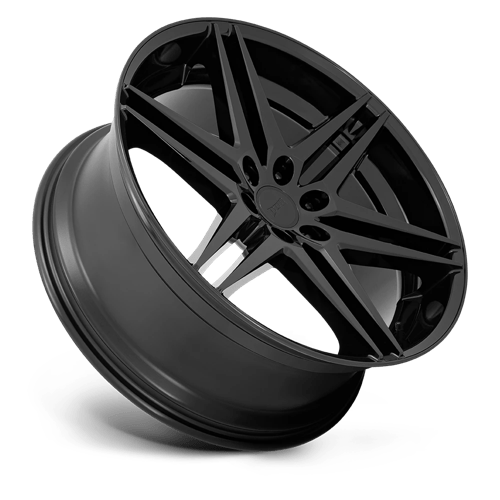 24X10 DUB 1PC S268 DIRTY DOG ALL GLOSSY BLACK 6X139.7