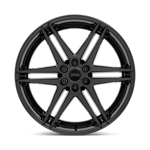 24X10 DUB 1PC S268 DIRTY DOG ALL GLOSSY BLACK 6X139.7