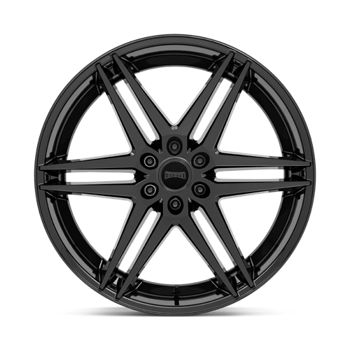 24X10 DUB 1PC S268 DIRTY DOG ALL GLOSSY BLACK 6X135