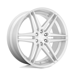 24X10 DUB 1PC S270 DIRTY DOG SILVER W/ BRUSHED FACE 6X139.7