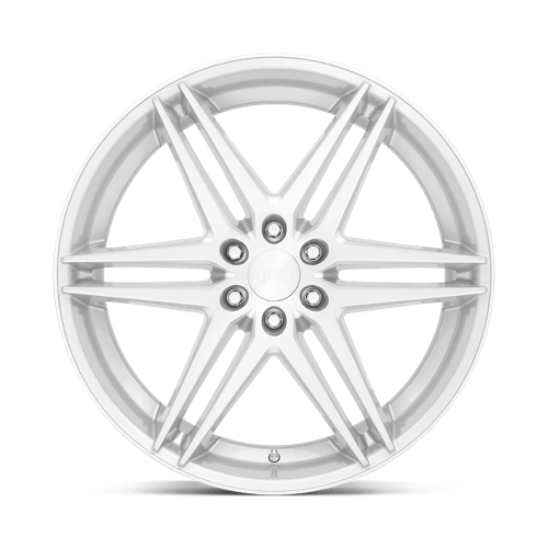 24X10 DUB 1PC S270 DIRTY DOG SILVER W/ BRUSHED FACE 6X139.7