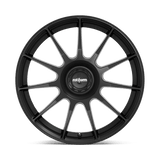18X8.5 Rotiform R168 DTM SATIN BLACK 5X100/5X112