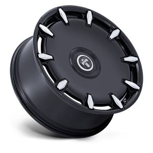 24X9 DUB 1PC DC271 CHEEF GLOSS BLACK MILLED 5X115/5X120