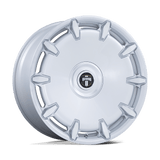 24X9 DUB 1PC DC271 CHEEF SILVER MACHINED 5X115/5X120