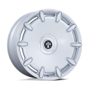 24X9 DUB 1PC DC271 CHEEF SILVER MACHINED 5X115/5X120
