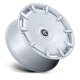 24X9 DUB 1PC DC271 CHEEF SILVER MACHINED 5X115/5X120