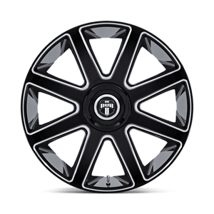 24X10 DUB 1PC DC273 PULL GLOSS BLACK MILLED 5X115/5X120