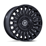 22X9 DUB 1PC DC272 HONCHO GLOSS BLACK MILLED 5X108/5X114.3