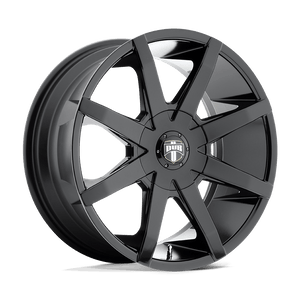 22X9.5 DUB 1PC S110 PUSH GLOSS BLACK 6X135/6X139.7