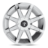 24X9.5 DUB 1PC S111 PUSH CHROME PLATED 6X135/6X139.7