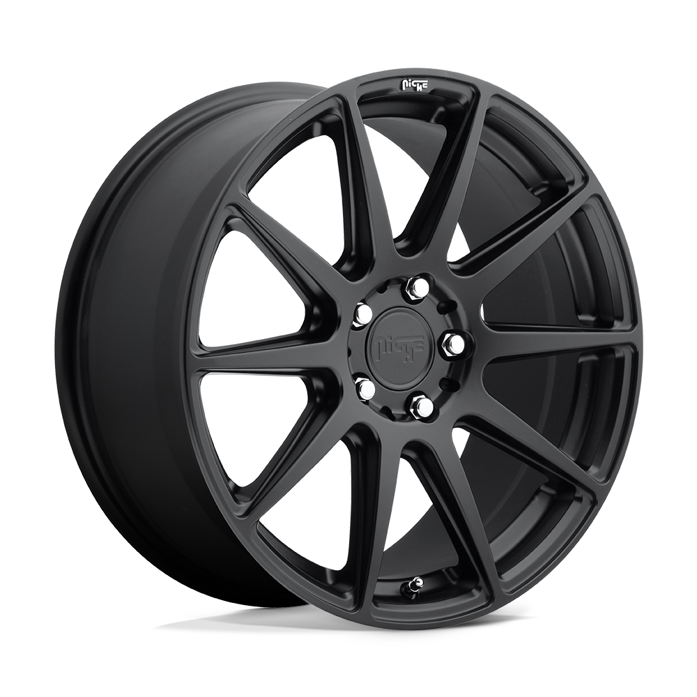 20X10.5 Niche 1PC M147 ESSEN MATTE BLACK 5X112