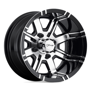 12X7 Fairway Alloys FA119 AGGRESSOR MACHINED GLOSS BLACK 4X101.6