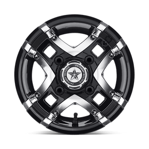 10X7 Fairway Alloys FA123 PRESTIGE GLOSS BLACK MACHINED 4X101.6