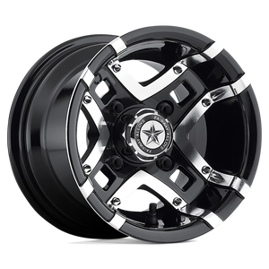 10X7 Fairway Alloys FA123 PRESTIGE GLOSS BLACK MACHINED 4X101.6