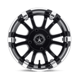 12X6 Fairway Alloys FA132 SIXER MACHINED MATTE BLACK 4X101.6