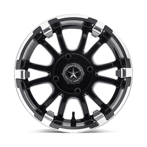 14X6.5 Fairway Alloys FA134 SIXER MACHINED MATTE BLACK 4X101.6