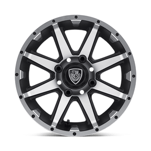 12X6 Fairway Alloys FA135 REBEL MACHINED MATTE BLACK 4X101.6