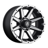 14X6.5 Fairway Alloys FA136 REBEL MACHINED MATTE BLACK 4X101.6
