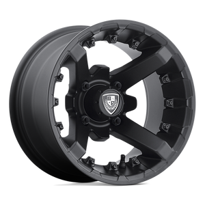 12X7 Fairway Alloys FA138 BATTLE MATTE BLACK 4X101.6