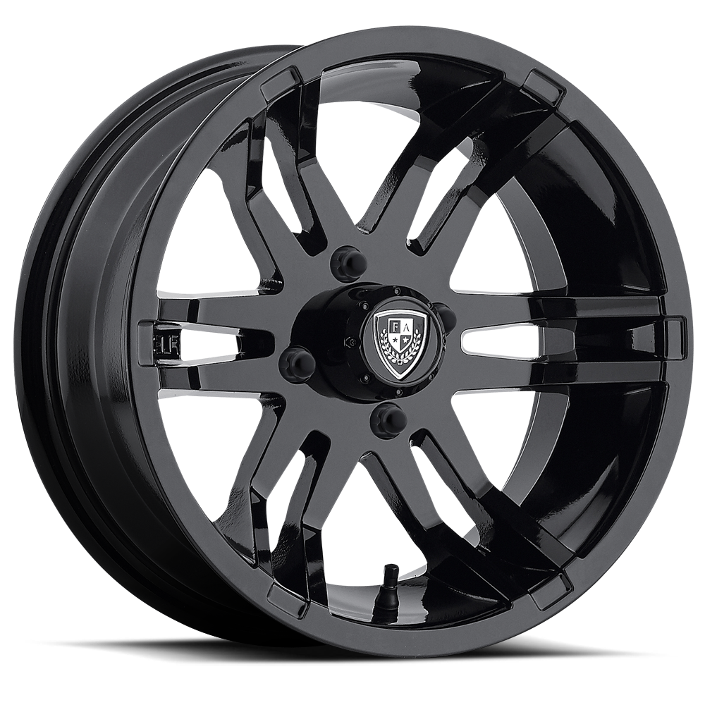 14X6.5 Fairway Alloys FA140 FLEX GLOSS BLACK 4X101.6