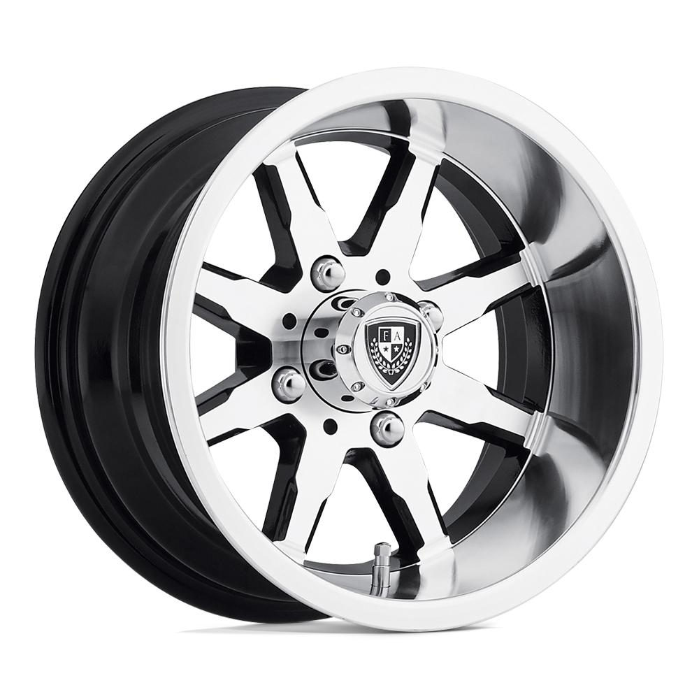 10X7 Fairway Alloys FA141 SHIFT MACHINED GLOSS BLACK 4X101.6