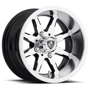 12X6 Fairway Alloys FA142 SHIFT MACHINED GLOSS BLACK 4X101.6
