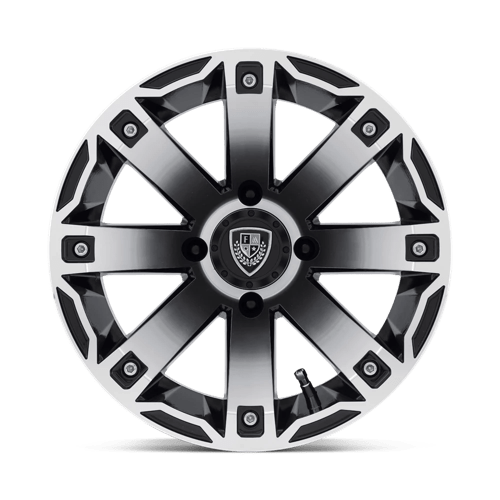 12X7 Fairway Alloys FA143 RAGE MACHINED GLOSS BLACK 4X101.6