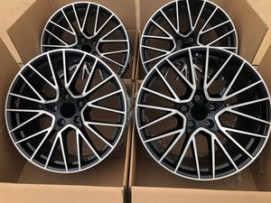 22” Rims – Made to Fit Porsche Cayenne Cayenne E-Hybrid Cayenne S Cayenne GTS Cayenne Turbo Cayenne Turbo S E-Hybrid | OE Style | 2020–2026 | 22x10/11 Wheels Brand New – Model 46