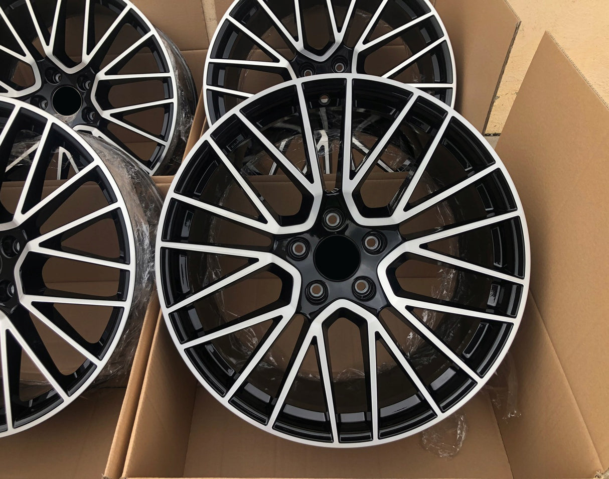22” Rims – Made to Fit Porsche Cayenne Cayenne E-Hybrid Cayenne S Cayenne GTS Cayenne Turbo Cayenne Turbo S E-Hybrid | OE Style | 2020–2026 | 22x10/11 Wheels Brand New – Model 46