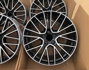 22” Rims – Made to Fit Porsche Cayenne Cayenne E-Hybrid Cayenne S Cayenne GTS Cayenne Turbo Cayenne Turbo S E-Hybrid | OE Style | 2020–2026 | 22x10/11 Wheels Brand New – Model 46