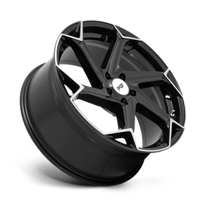 20X10.5 Niche 1PC M255 FLASH GLOSS BLACK BRUSHED 5X112