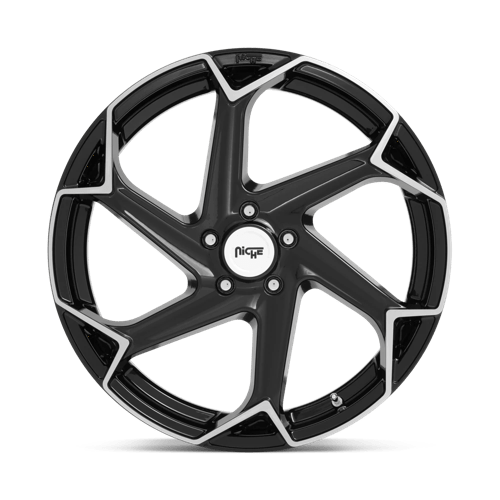 20X9 Niche 1PC M255 FLASH GLOSS BLACK BRUSHED 5X112