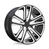 24X10 DUB 1PC S255 FLEX GLOSS BLACK MILLED 6X135