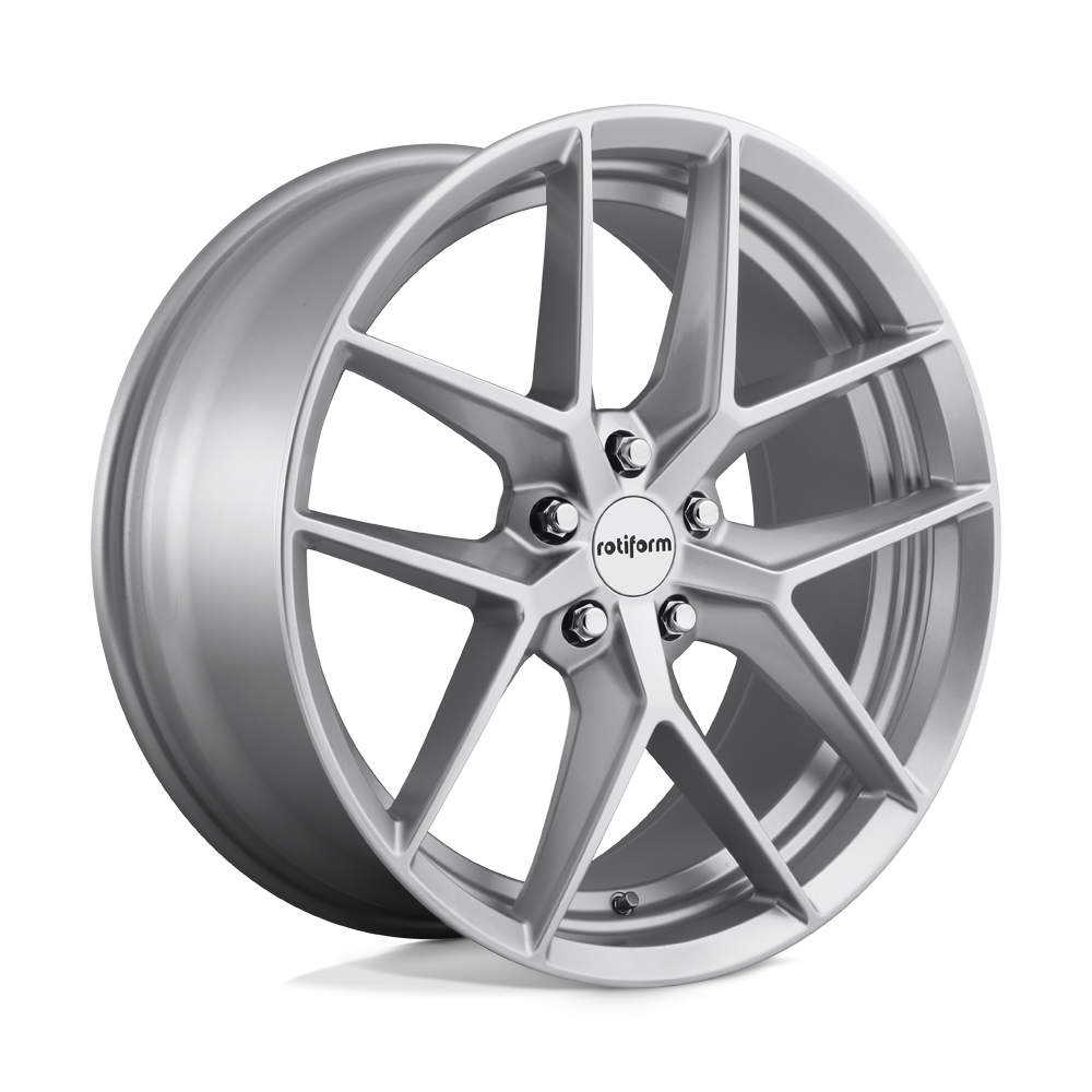 18X8.5 Rotiform R133 FLG GLOSS SILVER 5X112
