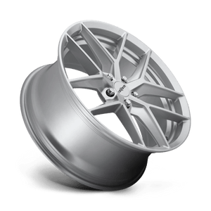18X8.5 Rotiform R133 FLG GLOSS SILVER 5X112