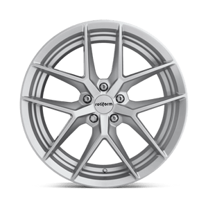 18X8.5 Rotiform R133 FLG GLOSS SILVER 5X108