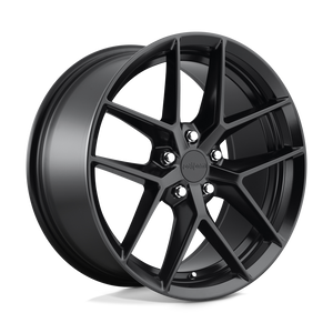 18X8.5 Rotiform R134 FLG MATTE BLACK 5X112