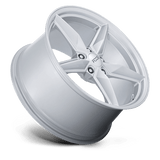 19X9.5 Foose 1PC F174 CF8 GLOSS SILVER 5X120