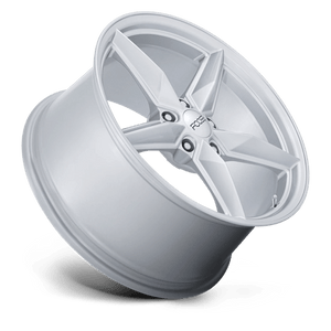19X9.5 Foose 1PC F174 CF8 GLOSS SILVER 5X120