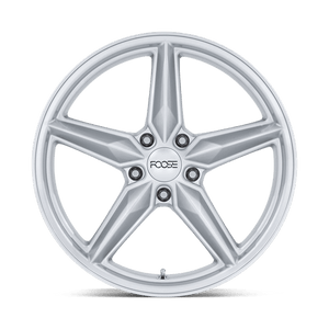 19X9.5 Foose 1PC F174 CF8 GLOSS SILVER 5X120
