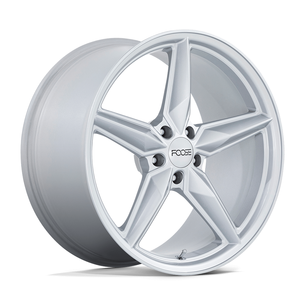 20X10 Foose 1PC F174 CF8 GLOSS SILVER 5X114.3