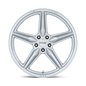 20X10 Foose 1PC F174 CF8 GLOSS SILVER 5X114.3