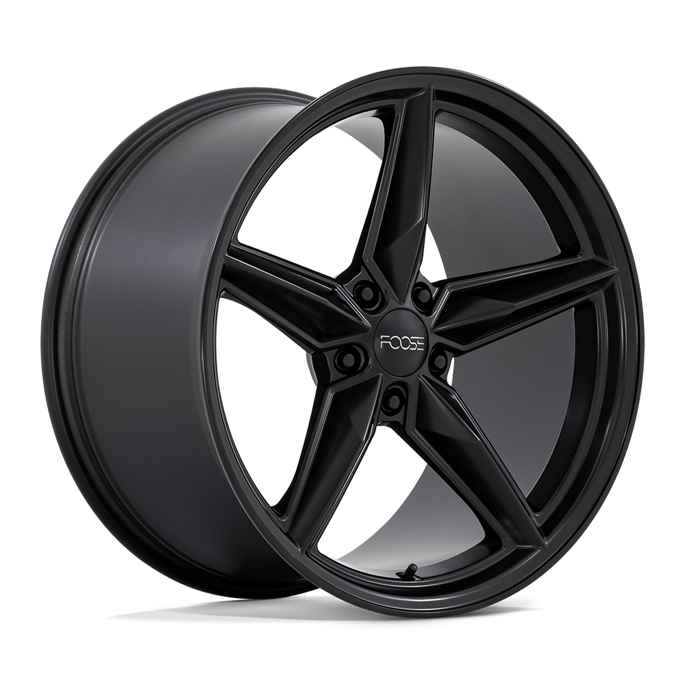 20X11 Foose 1PC F175 CF8 MATTE BLACK 5X120