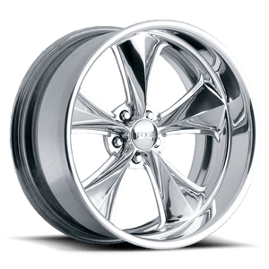 18X8 Foose 2PC F201 NITROUS HIGH LUSTER POLISHED 5X120.65